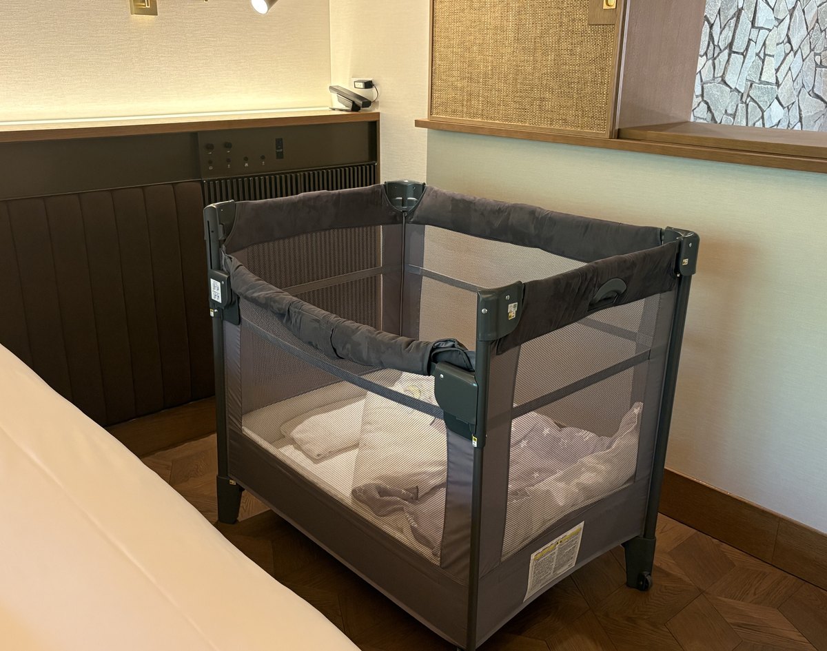 ベビーベッドもご用意いたします