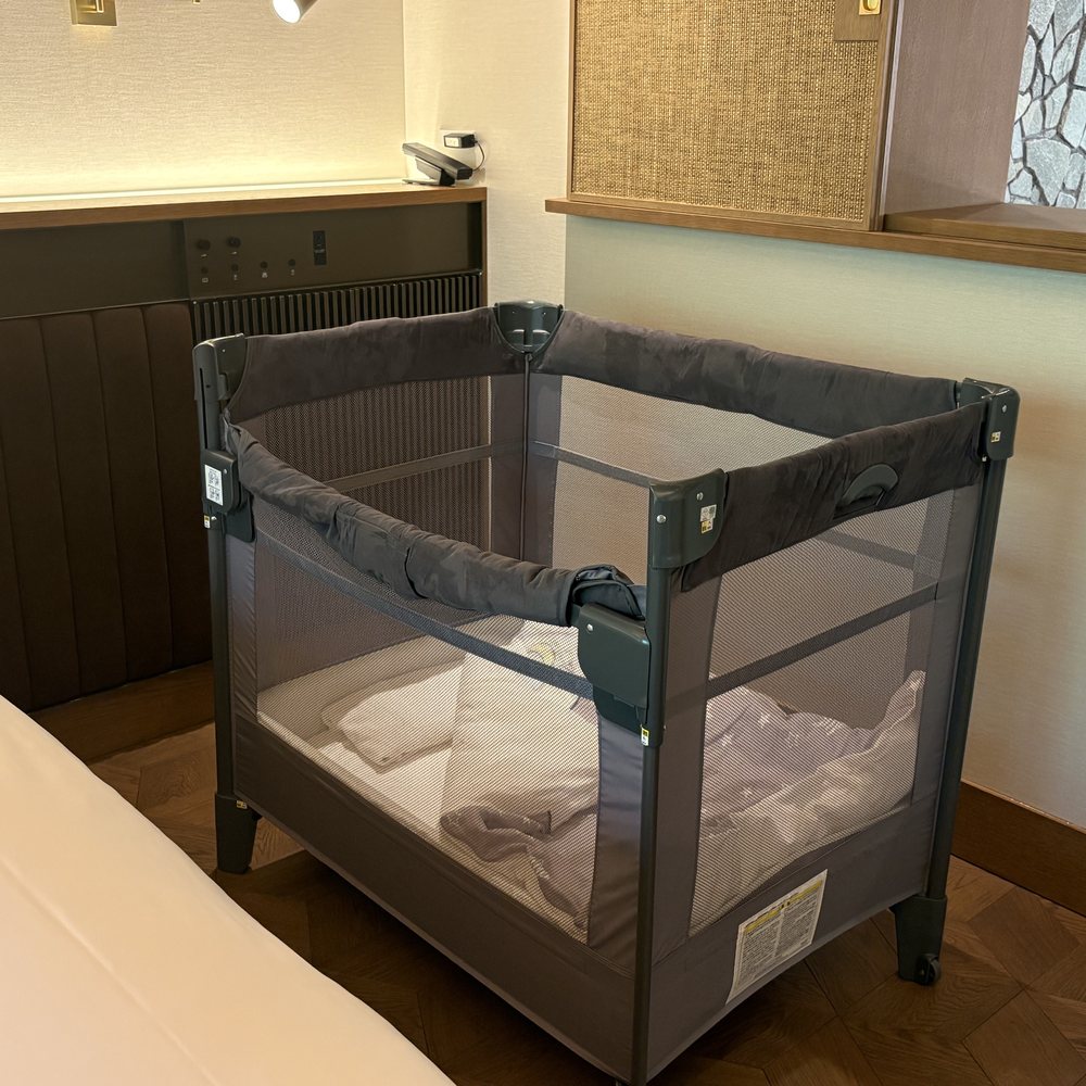 ベビーベッドもご用意いたします